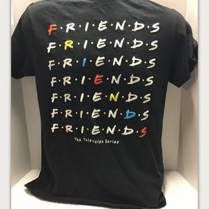 Friends TV Show T-Shirt, Black, Men’s M